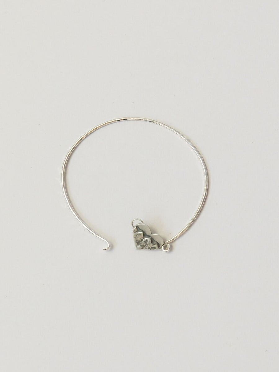 Heart Mountain Bracelet - Silver
