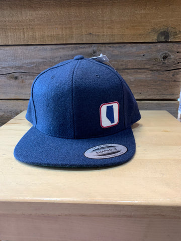 Alberta Patch Snapback - Blue