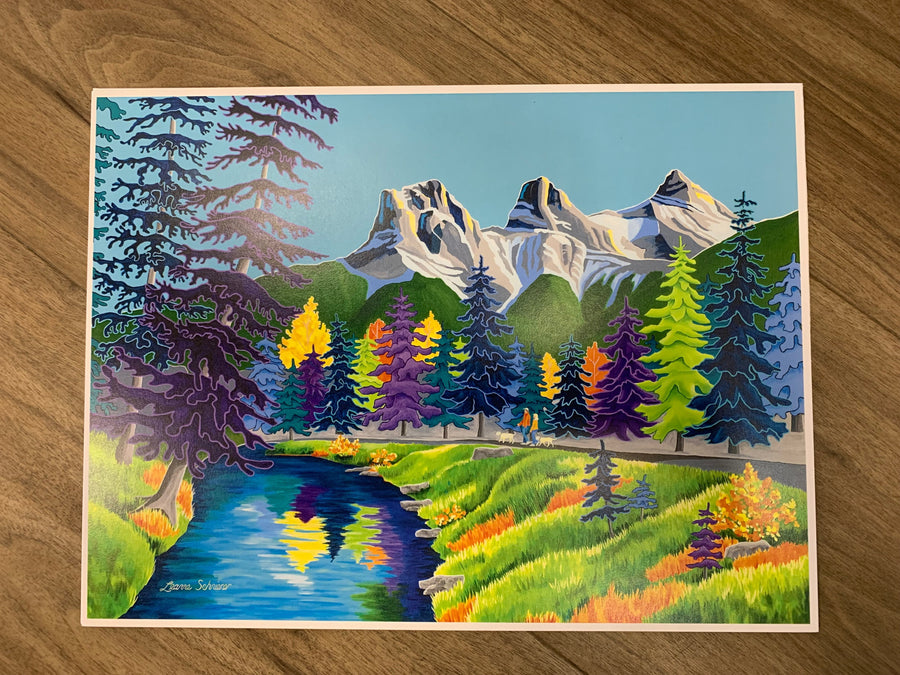 Three Sisters 9x12 Print