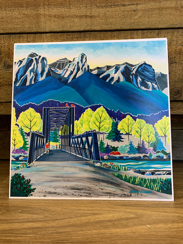 Engine Bridge 12x12 Print