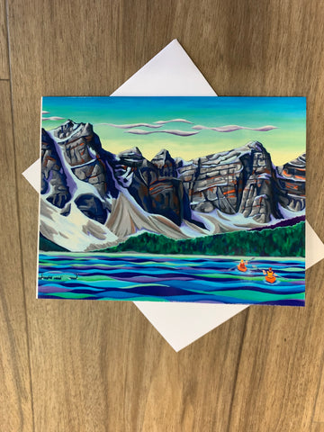 Moraine Lake Paddle Card