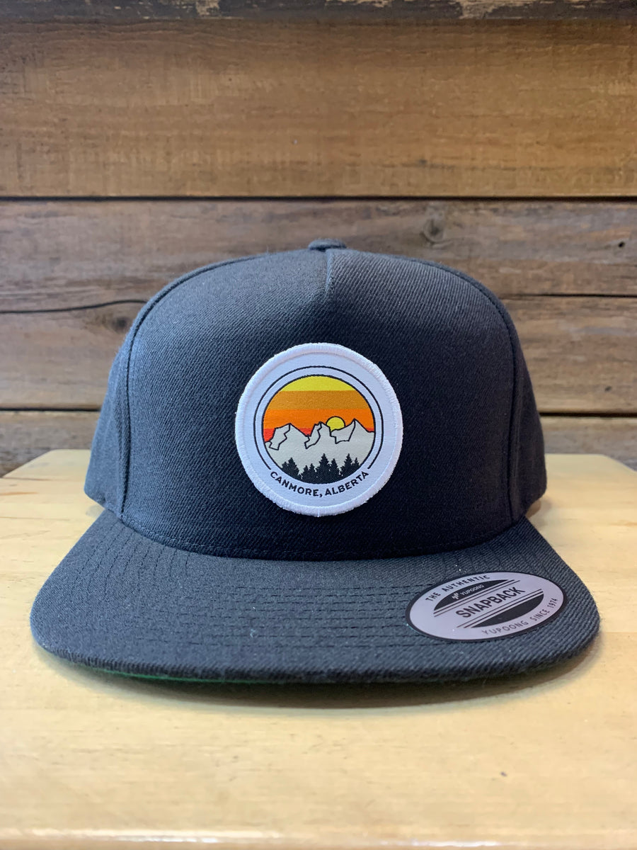 Wool Blend Black Canmore Snapback
