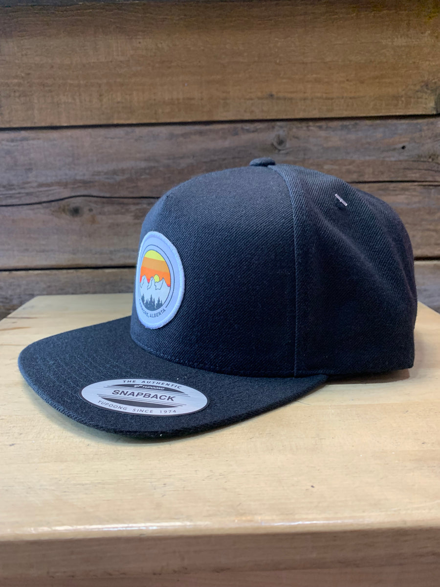 Wool Blend Black Canmore Snapback