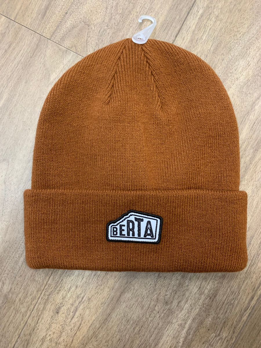 'Berta Cuffed Toque Texas Orange