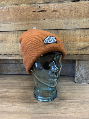 'Berta Cuffed Toque Texas Orange