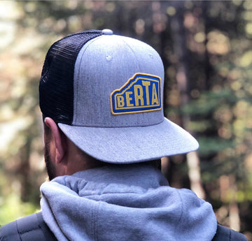 'Berta Hat - Grey w/ Meshback