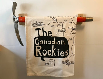Canadian Rockies Tea Towel