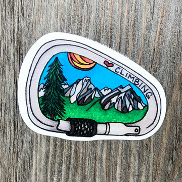Love Climbing Sticker