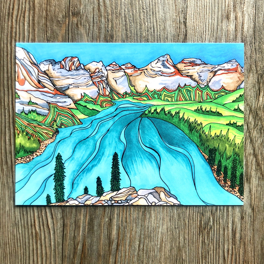 Moraine Lake Card