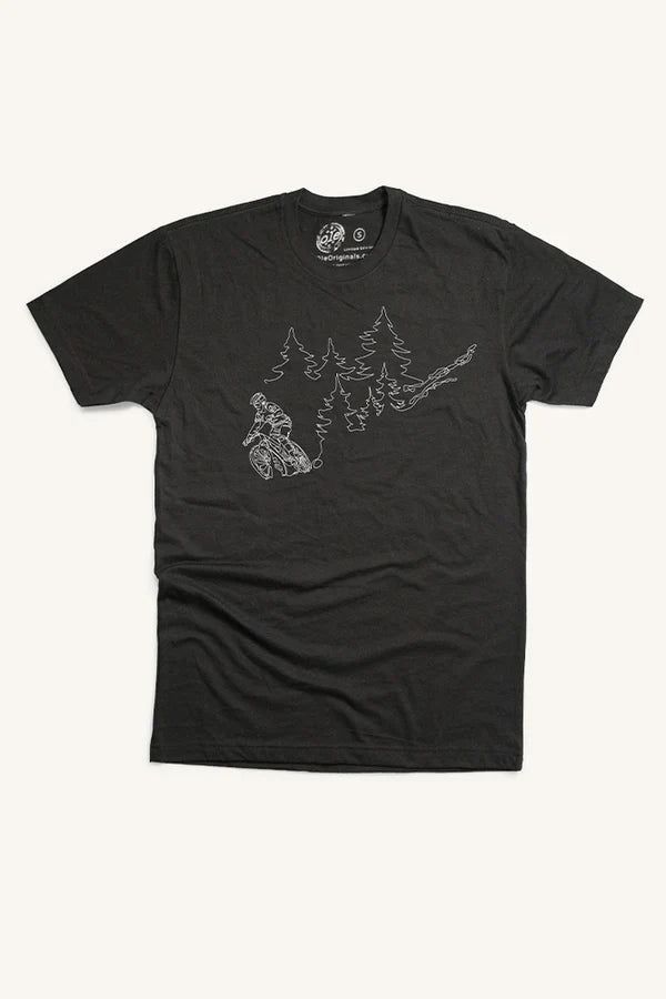 One Line Mountain Bike Men's T-Shirt