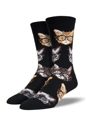 Men's Kittenster Crew Socks