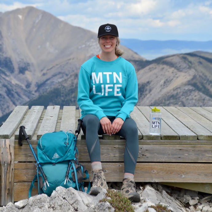 Mount Shappee Unisex Crew - Indigo Blue