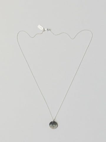 Porthole Mountain Necklace - Silver
