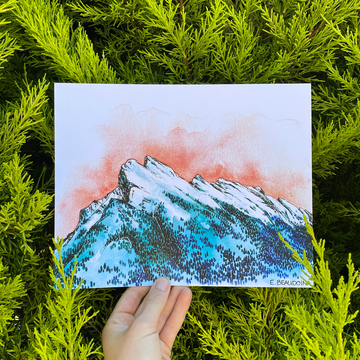 8 x 10  Mount Rundle Print
