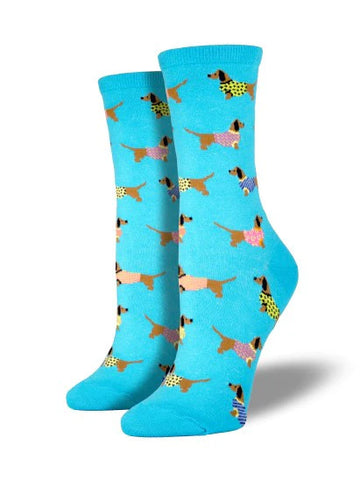 Women's Haute Dog Crew Socks