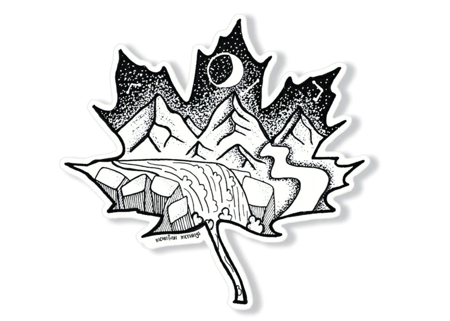 Maple Leaf Sticker