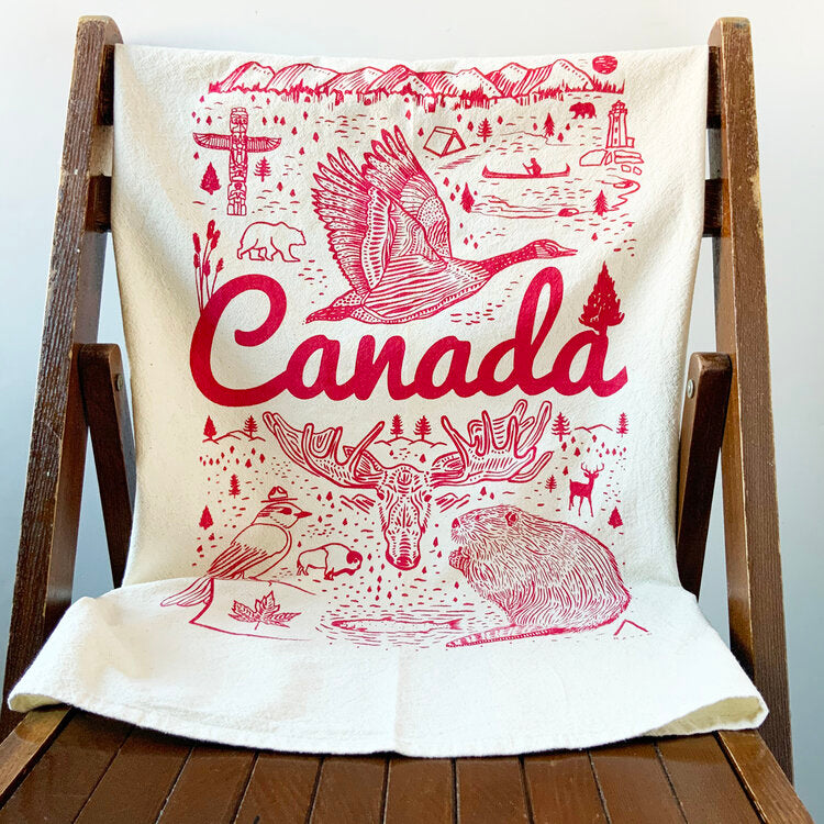 Canadiana Tea Towel