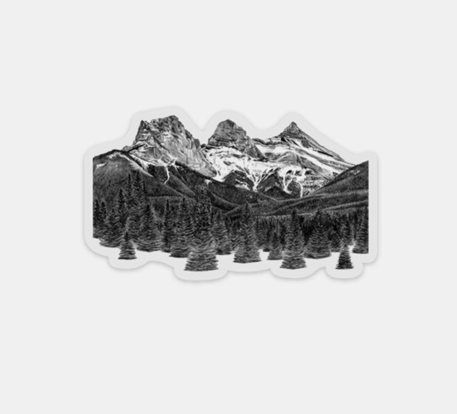 Three Sisters Sticker