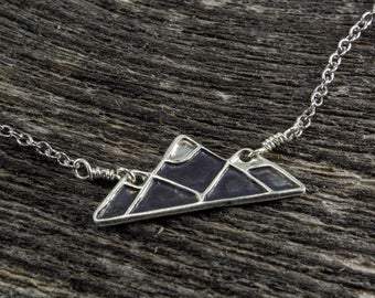 Three Peaks Mountain Necklace