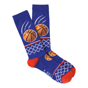 Men's Fashion Sock Basketball - Blue