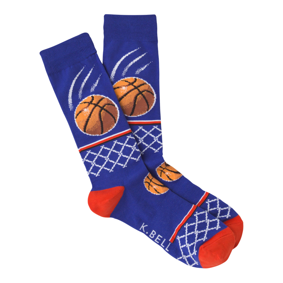 Men's Fashion Sock Basketball - Blue