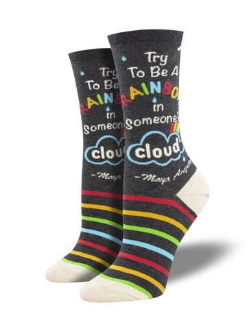 Women's Be a Rainbow Crew Socks