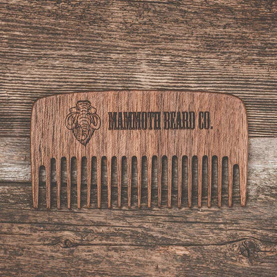Walnut Beard Comb