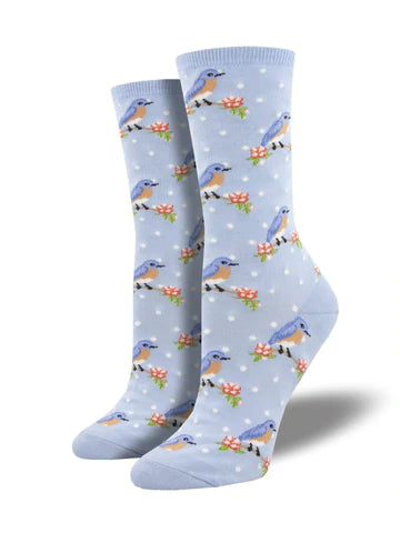Women's Bluebird Crew Socks