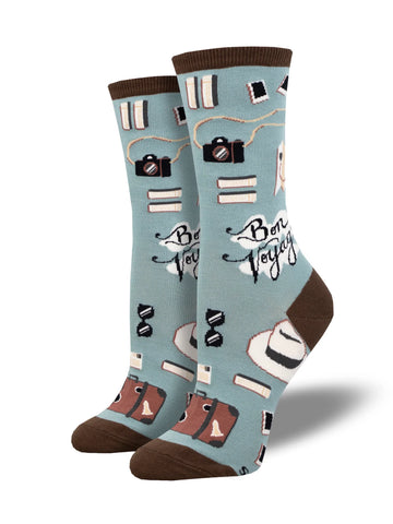 Women's Bon Voyage Crew Socks