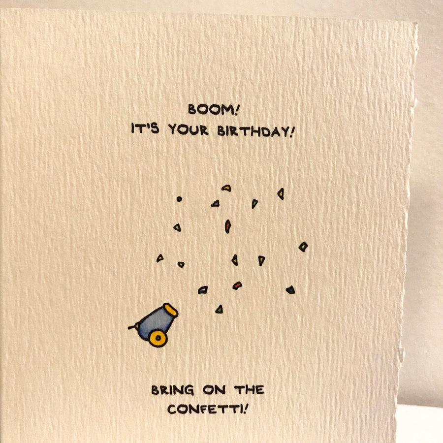 Boom Birthday Card