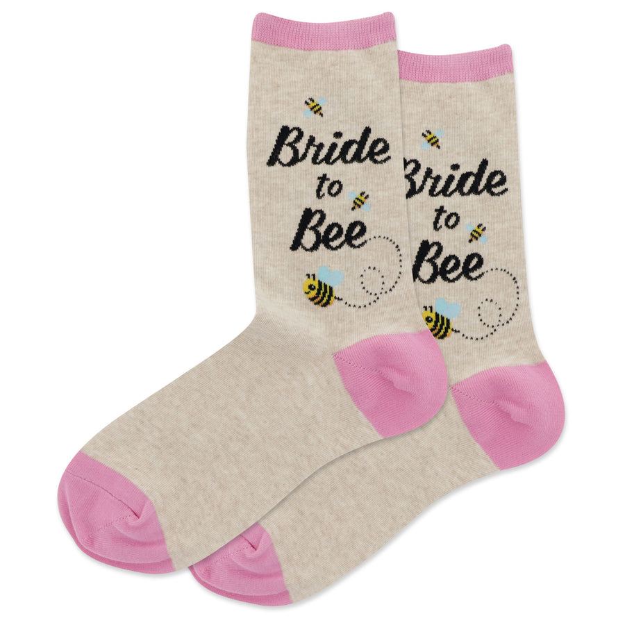Women's Bride to Bee Crew Socks