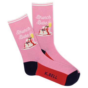 Women's Brunch Babe Fashion Crew Socks