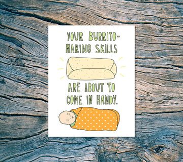Burrito Baby Card