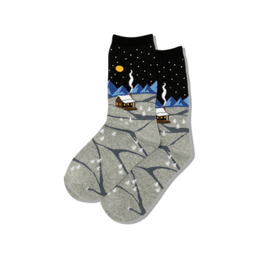 Ladies' Originals Cabin Scene Sock