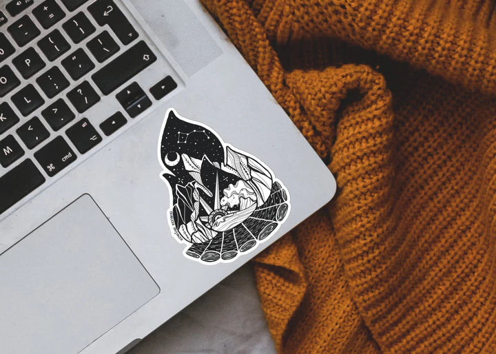 Campfire Sticker