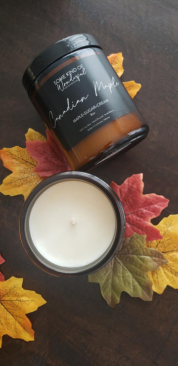 Canadian Maple Candle