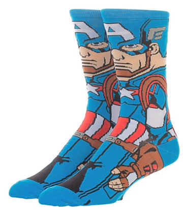 Men's Captain America Crew Socks