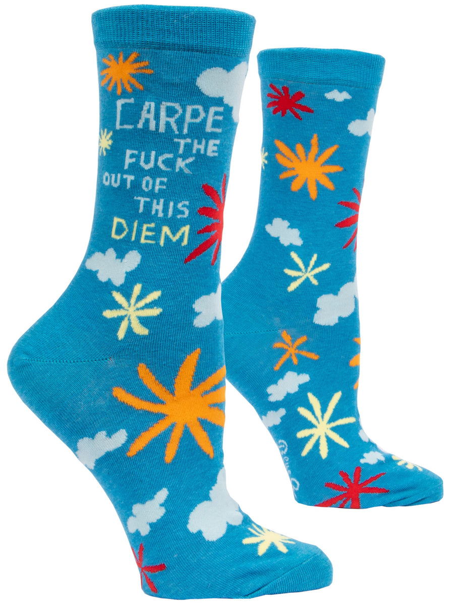 Women's Carpe Diem Crew Socks