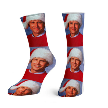 Men's Christmas Vacation Glamour Shots Crew Socks