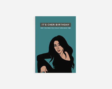 Cher Birthday Card