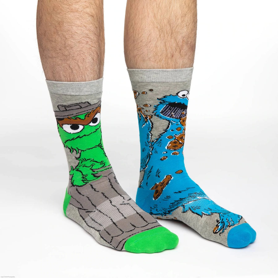 Good Luck Men's Active Fit Oscar & Cookie Monster