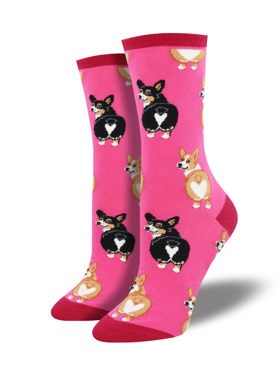 Women's Corgi Butt Crew Sock