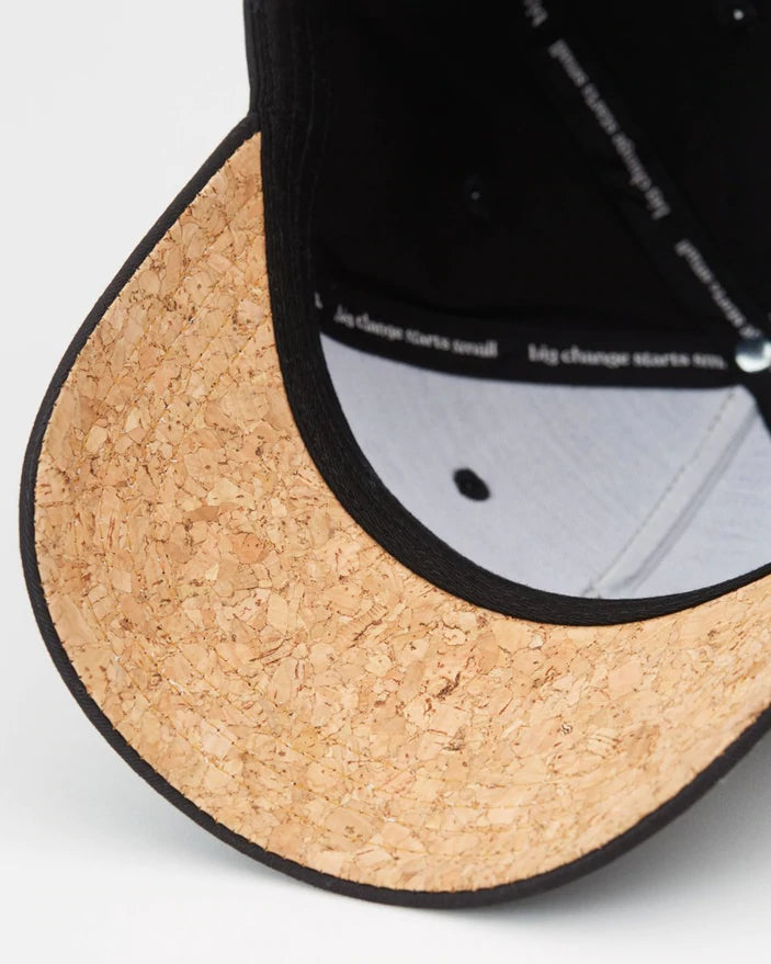 Cork Brim Altitude Hat - Meteorite Black