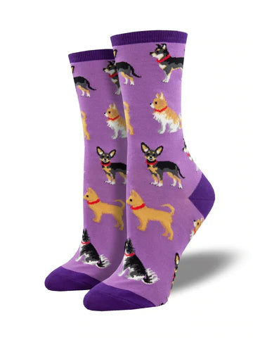 Women's Doggie Style Crew Socks