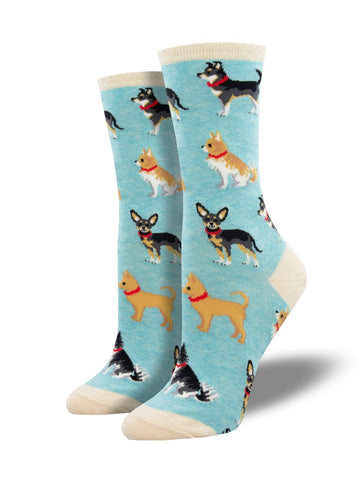 Women's Doggie Style Crew Socks