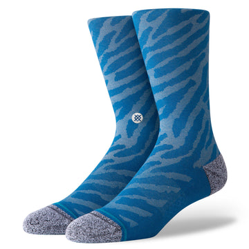 Combed Cotton Eldrick Sock - Blue L