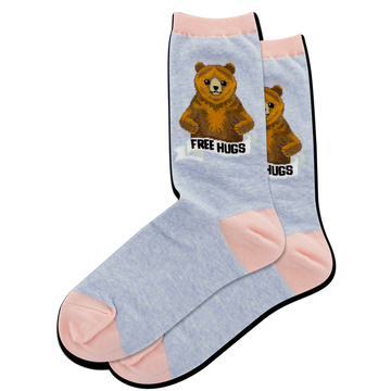 Women's Free Hugs Crew Socks