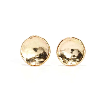 Hammered Stud Earring