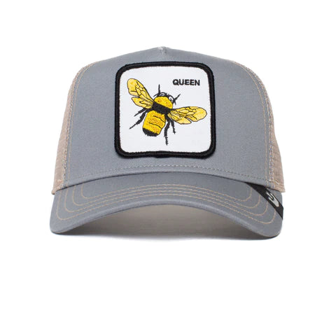 Queen Bee Trucker Hat Slate