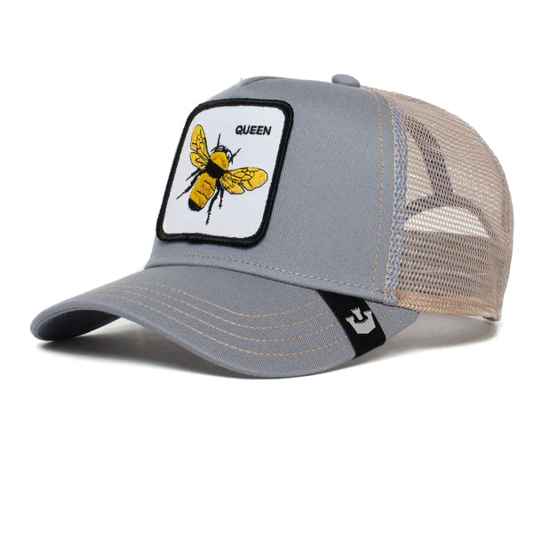 Queen Bee Trucker Hat Slate